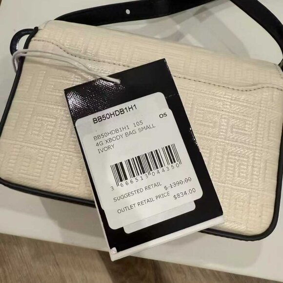 NWT Authentic Givenchy Small 4G Monogram-Embossed Crossbody Bag - Picture 6 of 6